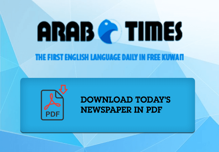 Download Today's Arab Times Newspaper PDF