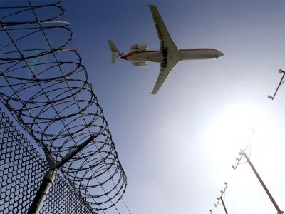 Airport fence