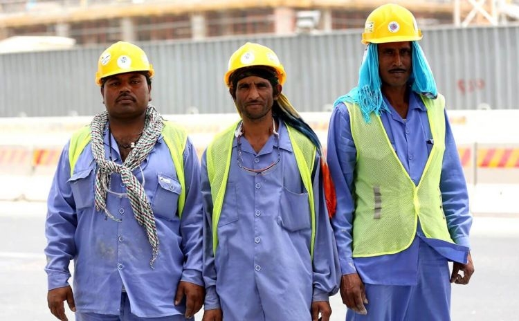 Uneducated labourers in Kuwait
